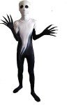 Halloween Black White Shadow Demon Costume for Kids