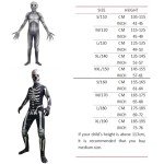 Skeleton Jumpsuit Costume for Kids and Adults
