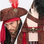 Caribbean Pirate Costume for Men - Small Size