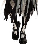 Girls Grim Reaper Halloween Costume - Large Size