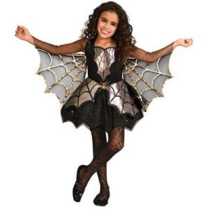 Iridescent Gold Spider Girl Halloween Costume for Kids