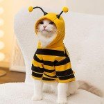 Hooded Cat Bee Costume for Halloween Fun