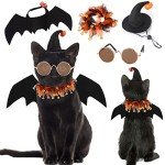 Halloween Bat Wings Costume Set for Pets