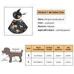 Pet Halloween Costumes with Adjustable Witch Hat