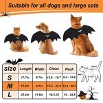 Adjustable Black Bat Wings Costume for Dogs
