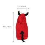Devil Festival Dog Costume with Mane for Pets