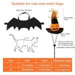 Adjustable Halloween Bat Wings for Pets