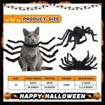 Furry Spider Costume for Pets - Adjustable Outfit