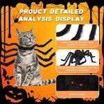 Furry Spider Costume for Pets - Adjustable Outfit