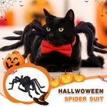Furry Spider Costume for Pets - Adjustable Outfit