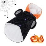 Dog Halloween Costume: Pumpkin & Bat Hoodie