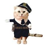 NACOCO Halloween Police Costume for Dogs and Cats