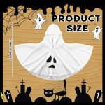 White Ghost Dog Costume for Halloween Parties