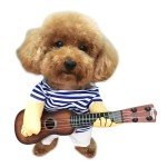 NACOCO Dog Guitar Costume for Fun Parties
