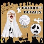 White Ghost Dog Costume for Halloween Parties