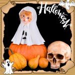White Ghost Dog Costume for Halloween Parties
