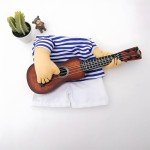 NACOCO Dog Guitar Costume for Fun Parties