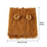Adjustable Pet Lion Mane Costume for Dogs & Cats