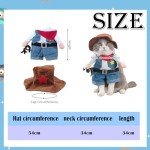 Halloween Cowboy Costume for Cats and Dogs