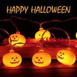 Pumpkin String Lights - 20 LED Halloween Decor