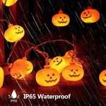 Pumpkin String Lights - 20 LED Halloween Decor