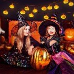 Pumpkin String Lights - 20 LED Halloween Decor