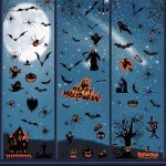98pcs Halloween Window Stickers & Clings Set