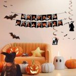 Reusable Halloween Decorations - Happy Halloween Banner Set