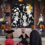 Halloween Window Stickers - 9 Reusable Sheets