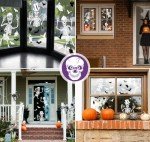 Halloween Window Stickers - 9 Reusable Sheets