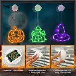 3-Pack Battery Operated Halloween Window Lights