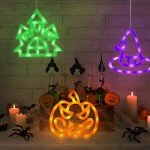 3-Pack Battery Operated Halloween Window Lights