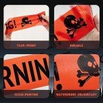Jsdoin 30m Yellow Halloween Caution Tape