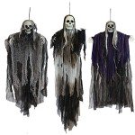 3 Pack Hanging Halloween Skeleton Ghost Decorations