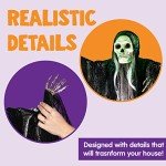 3 Pack Hanging Halloween Skeleton Ghost Decorations
