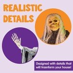 JOYIN 3-Piece Hanging Skeleton Halloween Decorations Set