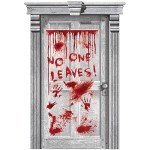 Amscan Halloween Door Decoration - No One Leaves