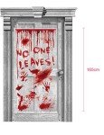 Amscan Halloween Door Decoration - No One Leaves