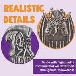 5-Pack Halloween Foam Tombstone Decorations with Stakes