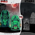 6 Pack Fluorescent Halloween Graveyard Decorations
