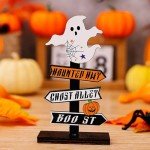 AWAVM Halloween Table Decor Set: Pumpkins & Ghosts