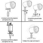 Eambrite Halloween Ghost Projector Lights for Outdoors