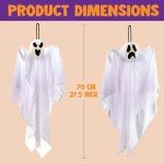 3-Pack Halloween Ghosts Hanging Decorations 65 cm
