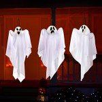 3-Pack Halloween Ghosts Hanging Decorations 65 cm