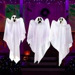 3-Pack Halloween Ghosts Hanging Decorations 65 cm