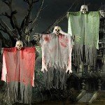 Set of 3 Hanging Ghost Halloween Decorations