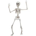 Life-Size Poseable Skeleton Halloween Party Decor