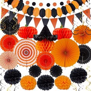 33-Piece Halloween and Birthday Decor Kit