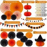 33-Piece Halloween and Birthday Decor Kit