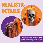 3-Piece Hanging Grim Reaper Halloween Decoration Set